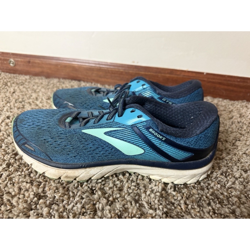 Brooks Adrenaline GTS 18 Running Shoes Women's Size 9.5 2A Blue 1202682A495